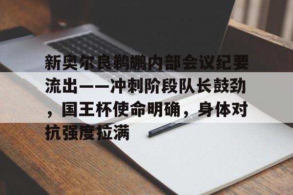 新奥尔良鹈鹕内部会议纪要流出——冲刺阶段队长鼓劲，国王杯使命明确，身体对抗强度拉满的简单介绍-爱游戏官方网站